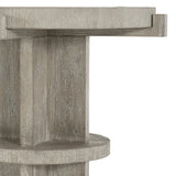 Bernhardt Foundations Round Side Table in Light Shale Finish 306127