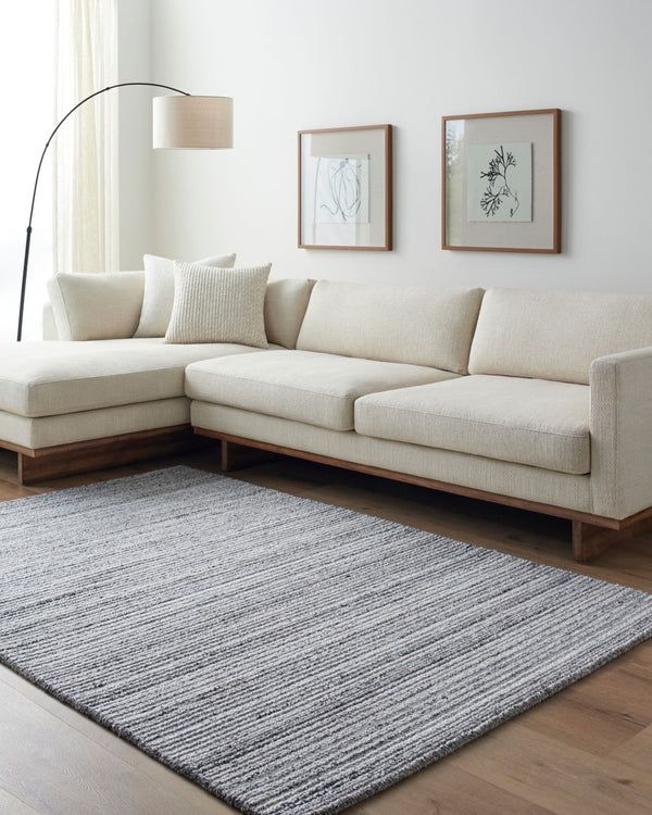 Surya Aubree Eco-friendly 2' X 3' Handmade Area Rug - Stylish, Comfortable, And Easy To Maintain For Your Home Charcoal Recycled Pet Yarn Arb2300-23