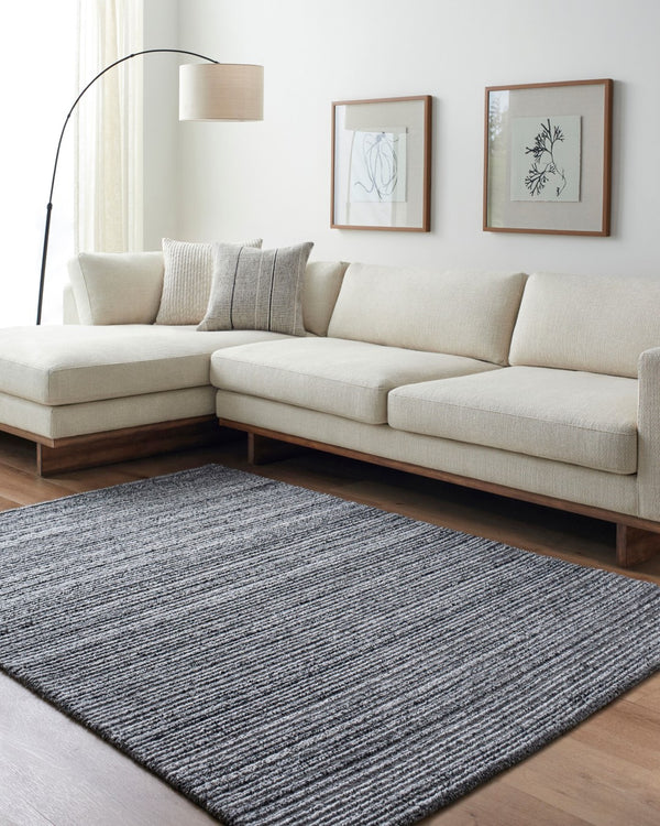 Surya Aubree Eco-friendly 2' X 3' Handmade Area Rug - Stylish, Comfortable, And Easy To Maintain For Your Home Charcoal Recycled Pet Yarn Arb2301-23