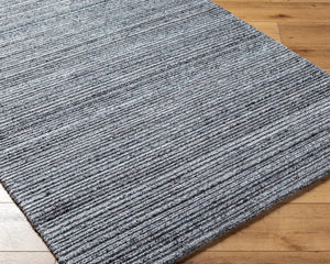 Surya Aubree Eco-friendly 2' X 3' Handmade Area Rug - Stylish, Comfortable, And Easy To Maintain For Your Home Charcoal Recycled Pet Yarn Arb2301-23
