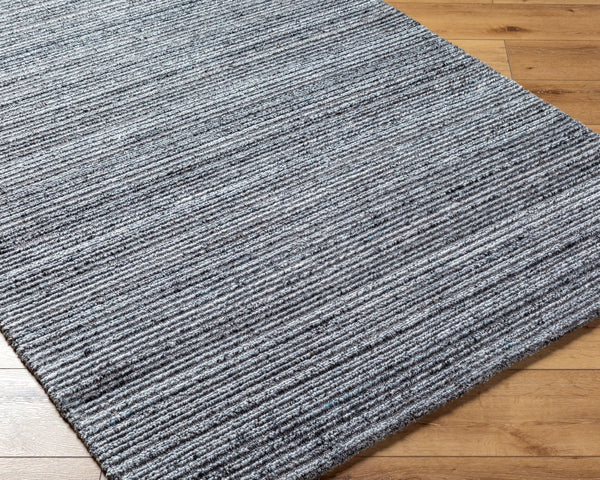 Surya Aubree Eco-friendly 2' X 3' Handmade Area Rug - Stylish, Comfortable, And Easy To Maintain For Your Home Charcoal Recycled Pet Yarn Arb2301-23