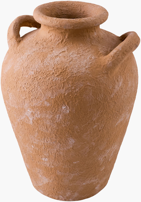 Surya Artefact Bohemian Terracotta Vase 15"H X 11"W - Unique Home Decor Accent For Global Style Lovers Terracotta Terracotta Arc002-151111