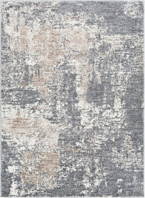 Livabliss Andorra High Pile Machine Woven Rug Minimalist Modern Accent for Entryway or Bedroom Charcoal, Gray 7'10" x 10' ARD2302-71010