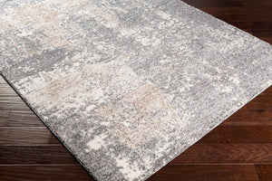 Livabliss Andorra High Pile Machine Woven Rug Minimalist Modern Accent for Entryway or Bedroom Charcoal, Gray 7'10" x 10' ARD2302-71010