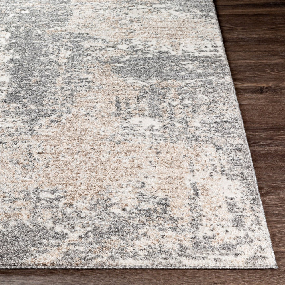 Livabliss Andorra High Pile Machine Woven Rug Minimalist Modern Accent for Entryway or Bedroom Charcoal, Gray 7'10" x 10' ARD2302-71010