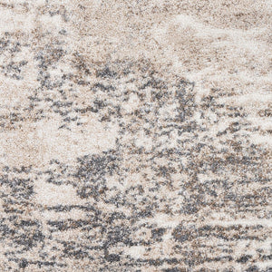 Livabliss Andorra Geometric High Pile Accent Rug Turkish Woven Polypropylene Entryway Bedroom Charcoal, Gray 6'7" x 9' ARD2305-679