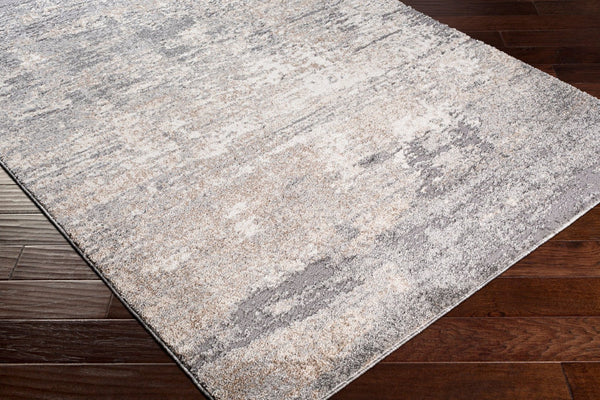 Livabliss Andorra High Pile Polypropylene Area Rug for Entryways Bedrooms and Modern Interiors Gray, Charcoal 2' x 2'11" ARD2306-23
