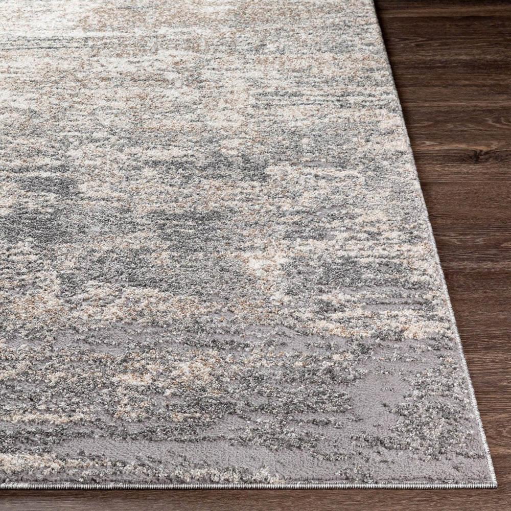 Livabliss Andorra High Pile Polypropylene Area Rug for Entryways Bedrooms and Modern Interiors Gray, Charcoal 7'10" x 10' ARD2306-71010
