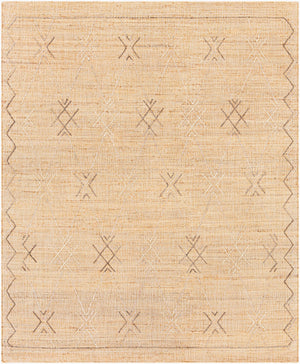 Surya Arielle 2' X 3' Handmade Rug - Elegant Global Designs For Eclectic Home Décor, Durable & Charming! Beige Jute,Wool,Polyester Are2302-46