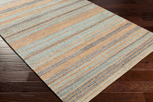 Surya Arielle 2' X 3' Handmade Rug - Elegant Global Designs For Eclectic Home Décor, Durable & Charming! Tan Wool,Jute Are2303-23