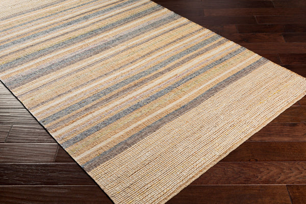 Surya Arielle 2' X 3' Handmade Rug - Elegant Global Designs For Eclectic Home Décor, Durable & Charming! Beige Wool,Jute Are2304-23