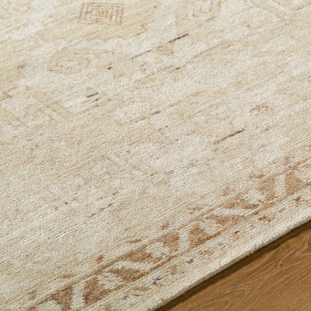 Surya Agora Handmade 2' X 3' Wool Rug - Cozy Cottage Charm, Durable Design, Ideal For Home Decor & Comfort Ivory Wool Arg2300-23