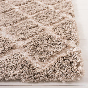 Safavieh Adriana Shag 780 Power Loomed  Rug Beige / Cream ARG780D-3