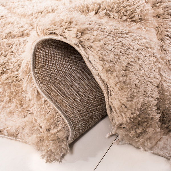 Safavieh Adriana Shag 780 Power Loomed  Rug Beige / Cream ARG780D-3