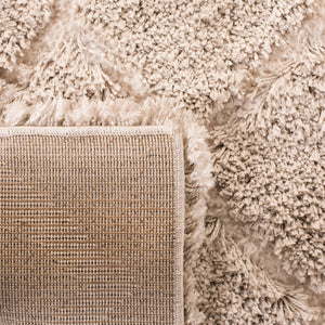 Safavieh Adriana Shag 780 Power Loomed  Rug Beige / Cream ARG780D-3