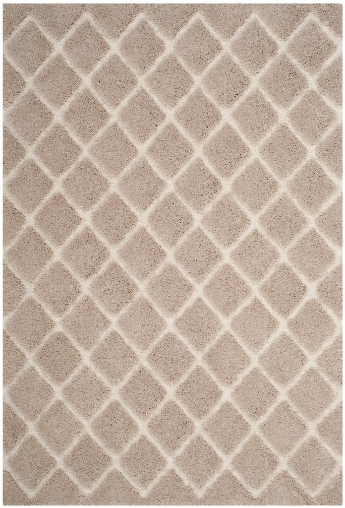 Safavieh Adriana Shag 780 Power Loomed  Rug Beige / Cream ARG780D-3
