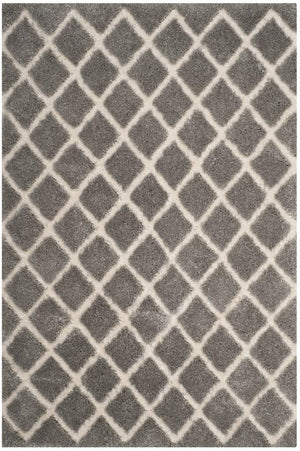 Safavieh Adriana Shag 780 Power Loomed  Rug Light Grey / Cream ARG780G-3