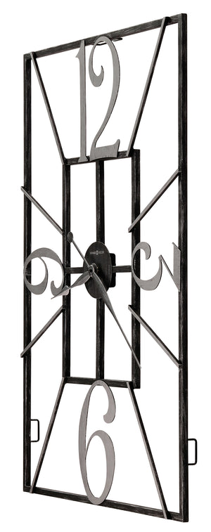 Hekman Furniture 625712 Antoine Oversized Wall Clock - Modern Wrought-iron Design With Aged Silver Accents & Quartz Movement  Antoine Wall Clock 625712