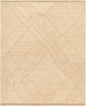 Livabliss Arsenal Hand Tufted Wool Rug Moroccan Geometric Pattern for Entryways and Accent Spaces Beige, Sandsto 5' x 7'6" ARL2308-576
