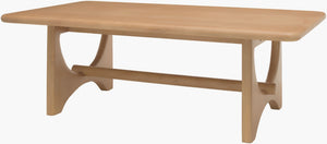 Surya Arland Solid Mango Wood Rectangular Coffee Table for Bohemian Farmhouse Living Rooms ARLD005-184827