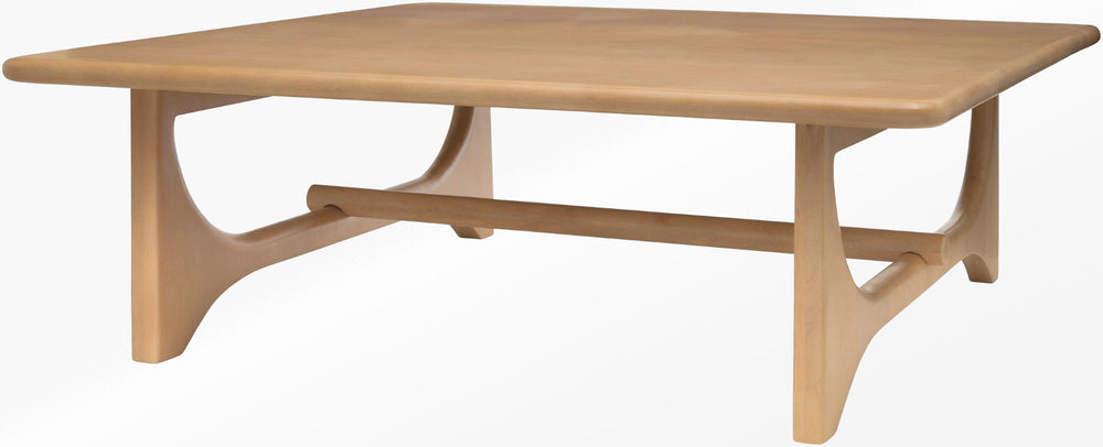Surya Arland Solid Mango Wood Square Coffee Table Organic Grain Handcrafted for Living Rooms ARLD007-184848