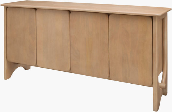 Surya Arland Solid Mango Wood Sideboard Artisan Crafted for Dining Room or Entryway ARLD011-326818