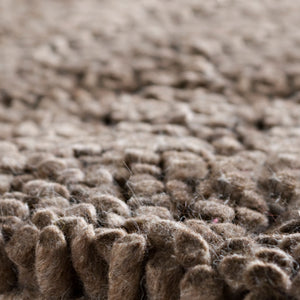 Surya Aros 2'6" X 8' Handmade High Pile Wool Rug - Modern Decor With Durability & Natural Charm, India Dark Brown Wool Aros10-268