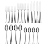 Lenox Oneida Bleeker 20 Piece Everyday Flatware Set, Service for 4 Metallic, STAINLESS METAL 896121