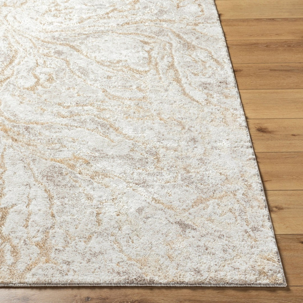 Livabliss Andorra Plus High Pile Polypropylene Rug Turkish Woven Accent for Entryways and Bedrooms Light Gray, Ivo 2' x 2'11" ARP2300-2211