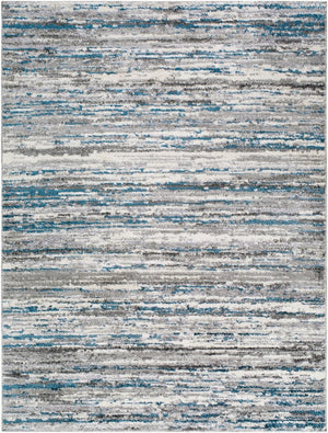 Livabliss Andorra High Pile Accent Rug Turkish Machine Woven Polypropylene Plush Entryway Light Gray, Dee 7'10" x 10' ARP2302-71010