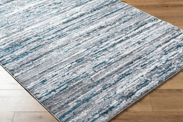 Livabliss Andorra High Pile Accent Rug Turkish Machine Woven Polypropylene Plush Entryway Light Gray, Dee 7'10" x 10' ARP2302-71010