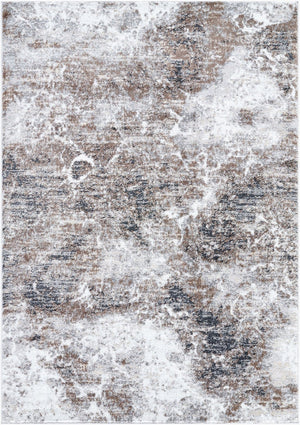 Livabliss Andorra High Pile Machine Woven Rug Mid-century Modern Accent for Entryway or Bedroom Light Gray, Med 7'10" x 10' ARP2318-71010
