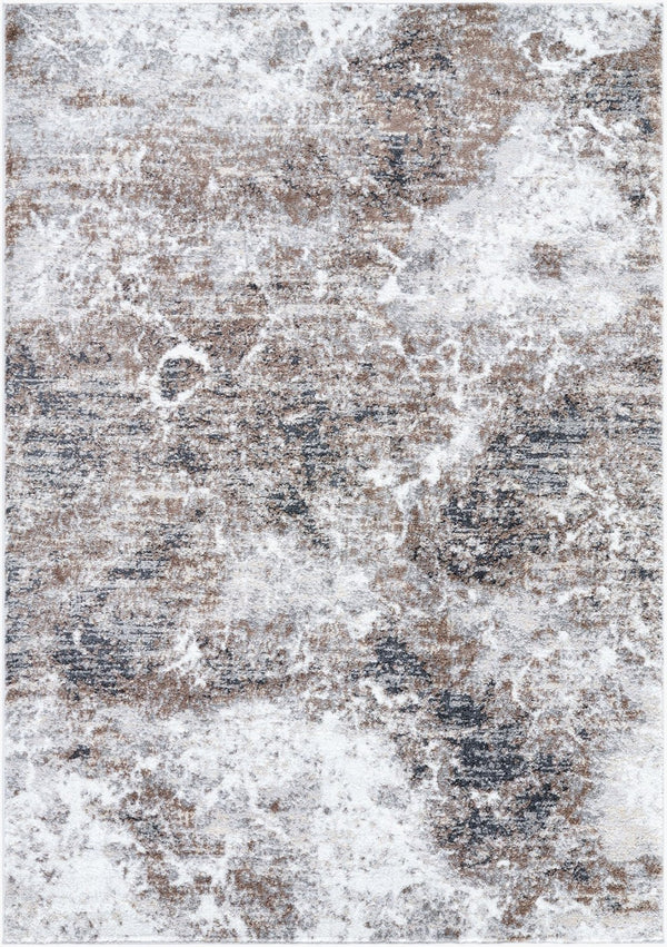 Livabliss Andorra High Pile Machine Woven Rug Mid-century Modern Accent for Entryway or Bedroom Light Gray, Med 7'10" x 10' ARP2318-71010
