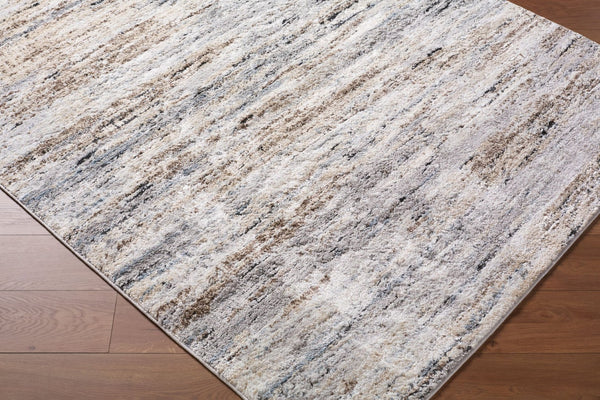 Livabliss Andorra High Pile Accent Rug Mid-century Geometric Design for Entryways and Bedrooms Ivory, Light Be 7'10" x 10' ARP2319-71010