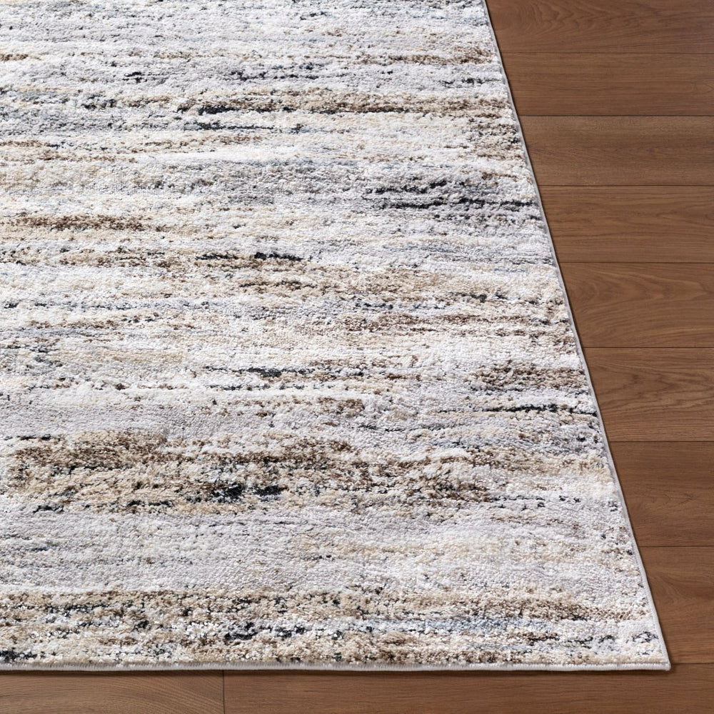 Livabliss Andorra High Pile Accent Rug Mid-century Geometric Design for Entryways and Bedrooms Ivory, Light Be 7'10" x 10' ARP2319-71010