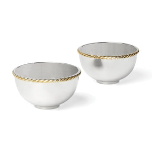 Lenox Reed and Barton Roseland Nut Bowl, Set of 2 Metallic, NO COLOR METAL 896532