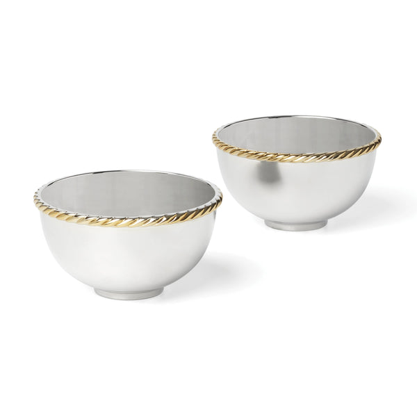 Lenox Reed and Barton Roseland Nut Bowl, Set of 2 Metallic, NO COLOR METAL 896532