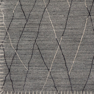 Arlequin ARQ-2300 8' x 10' Handmade Rug ARQ2300-810  Charcoal, Medium Gray, Black Surya