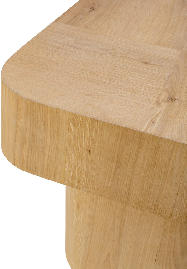 Arquette ARQT-001 22"H x 22"W x 22"D End Table ARQT001-222222  Top: Brown; Base: Brown Surya