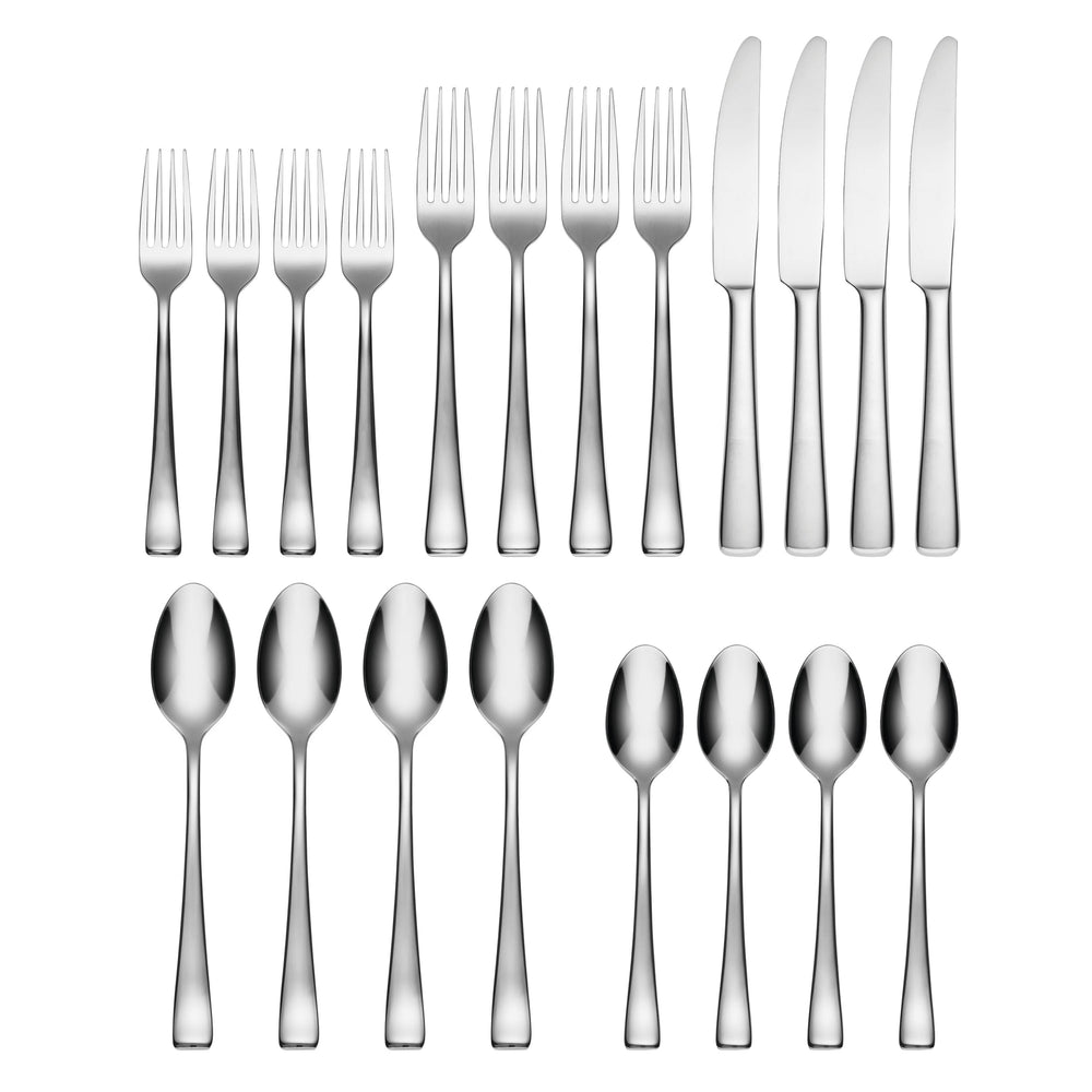 Lenox Cambridge Madelina Mirror 20-Piece Flatware Set NO COLOR METAL 349420CNW12R