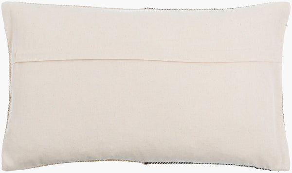 Surya Bartram Accent Pillow - 18"H X 18"W, Luxurious Wool-cotton Blend, Intricate Design For Home Charm Cream Wool,Cotton,Cotton Art001-2222d