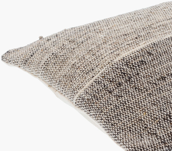 Surya Bartram Accent Pillow - 18"H X 18"W, Luxurious Wool-cotton Blend, Intricate Design For Home Charm Cream Wool,Cotton,Cotton Art001-2222d