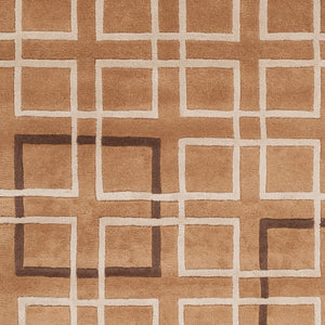 Surya Artist Studio Art-206 9' X 13' Hand-tufted Nz Wool Rug - Modern Decor With Medium Pile Charm Brown Nz Wool Art236-913