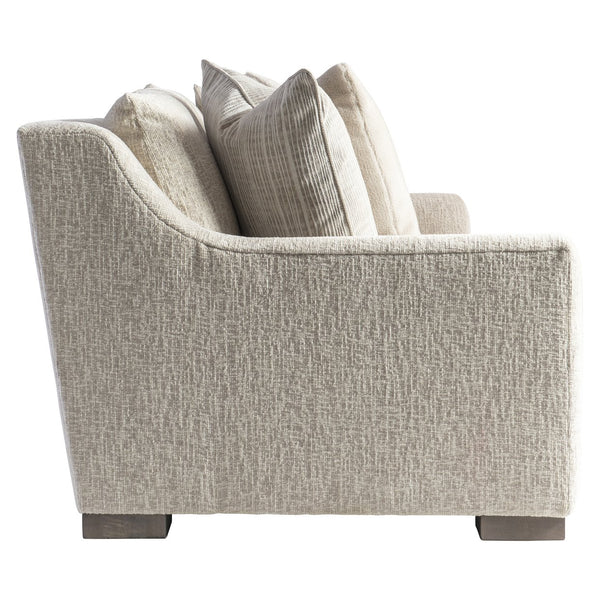 Bernhardt Bernhardt Gabi Fabric Sofa With Curved Silhouette, Deep Seats & Tailored Pillows, Customizable Finish - Made to Order P7087A