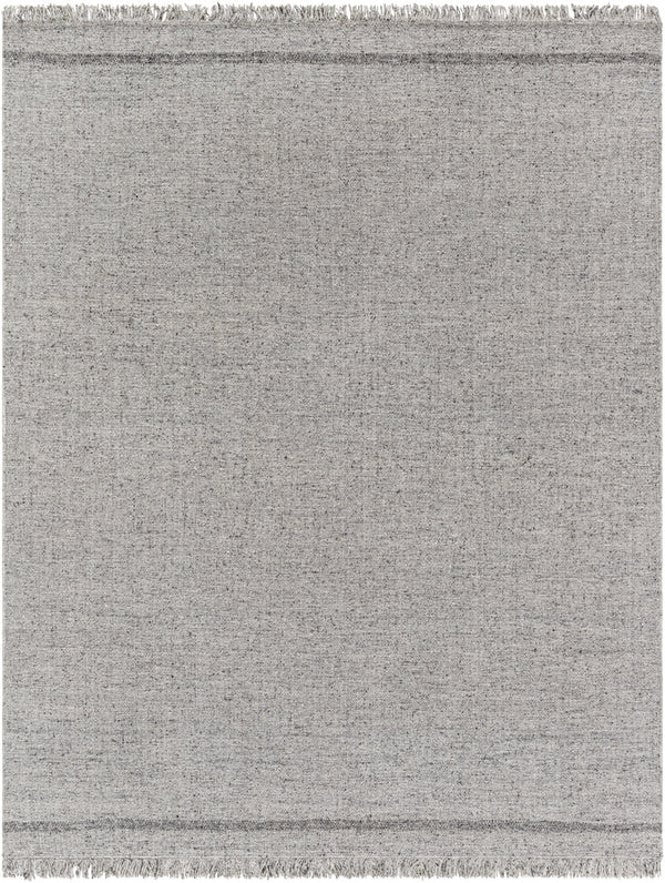 Aarhus ARU-2300 8' x 10' Handmade Rug ARU2300-810  Medium Gray, Black Surya