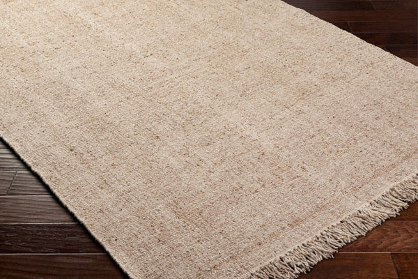 Surya Aarhus 2' X 3' Handmade Wool Rug - Luxurious, Easy-clean, Elegant Fringe, Perfect For Any Space! Tan Wool Aru2301-23