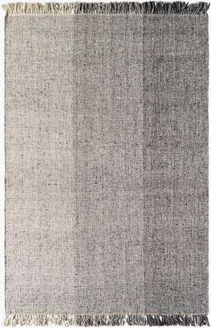Surya Aarhus 2' X 3' Handmade Wool Rug - Luxurious, Easy-clean, Elegant Fringe, Perfect For Any Space! Gray Wool Aru2302-23