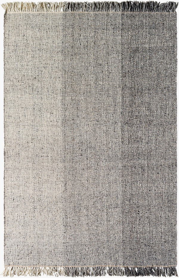 Surya Aarhus 2' X 3' Handmade Wool Rug - Luxurious, Easy-clean, Elegant Fringe, Perfect For Any Space! Gray Wool Aru2302-23