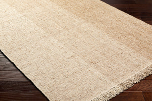 Surya Aarhus 2' X 3' Handmade Wool Rug - Luxurious, Easy-clean, Elegant Fringe, Perfect For Any Space! Tan Wool Aru2303-23