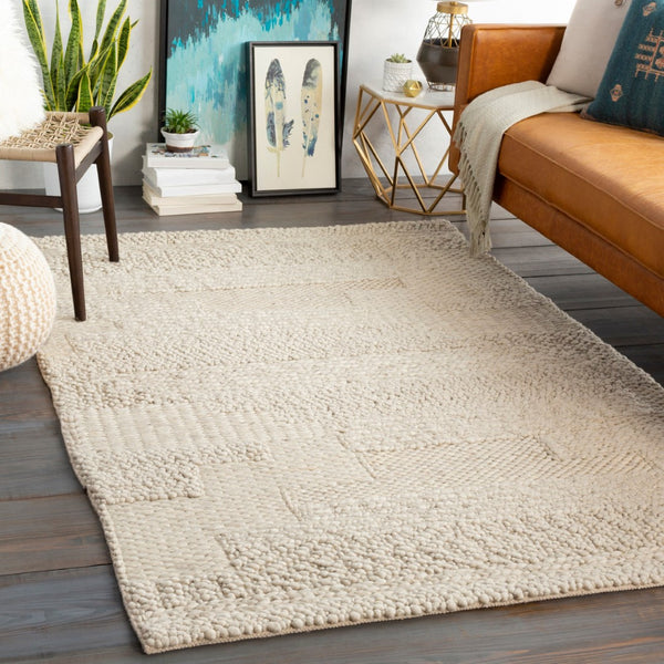 Surya Aravalli 2' X 3' Handmade Wool Rug - Modern Style, Durable, And Cozy Area Rug For Your Home Decor Ivory Wool Arv1003-23
